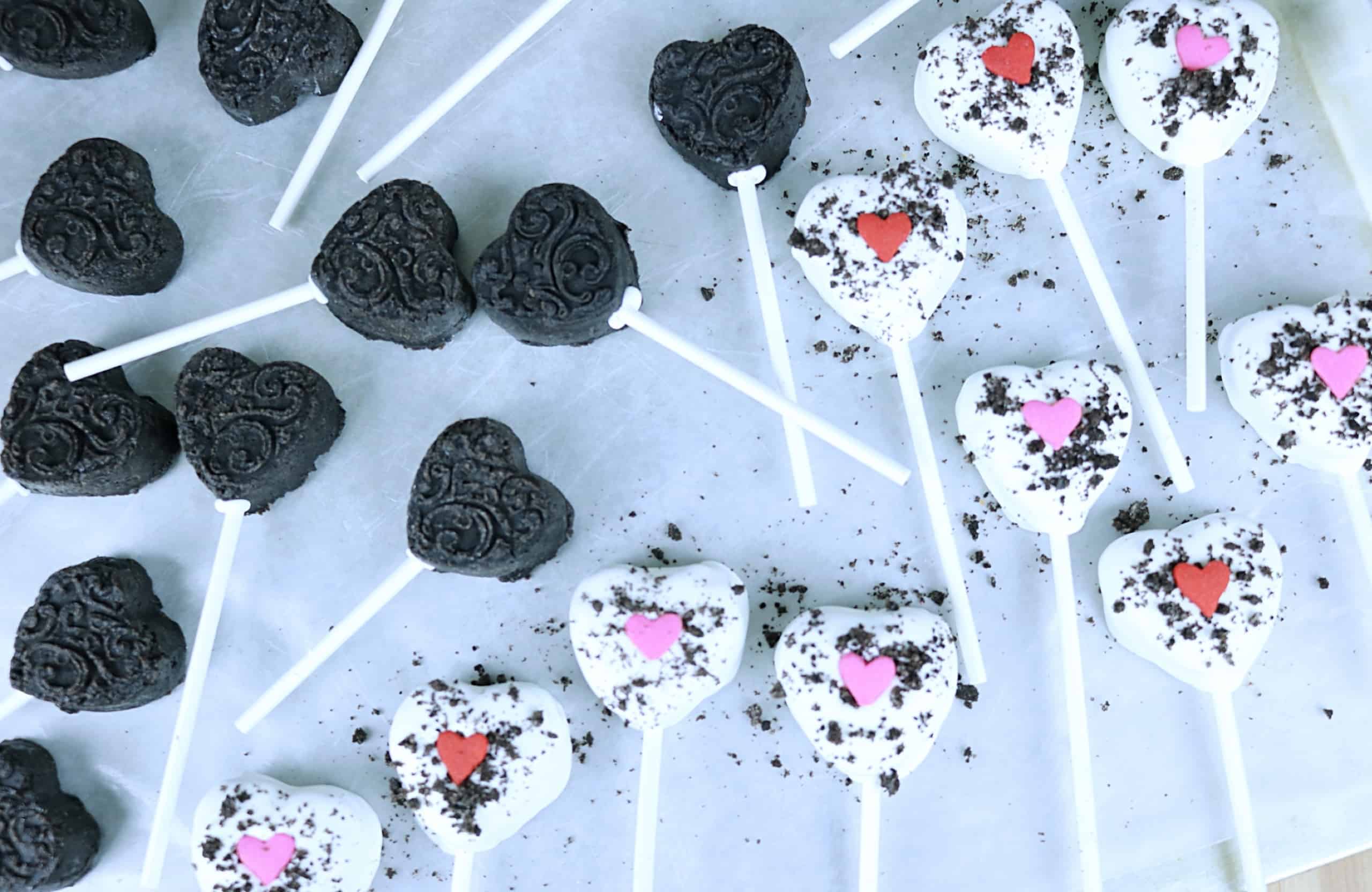 Heart-Shaped Oreo Truffles