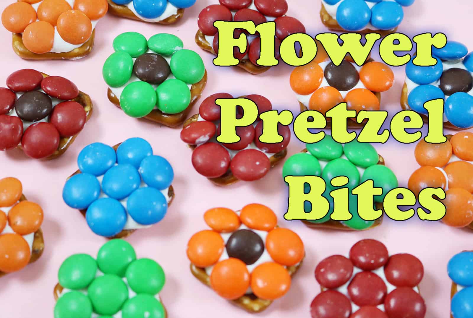 Flower Pretzel Bites – Mother’s Day Edition