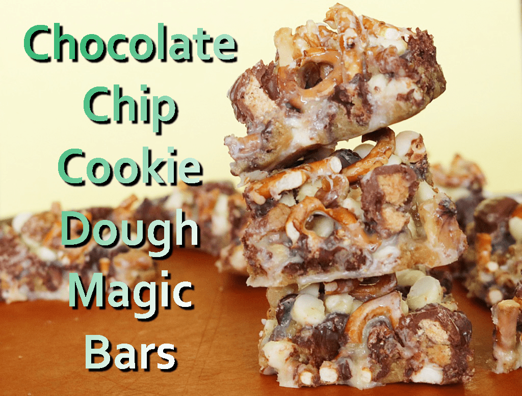 Chocolate Chip Cookie Dough Magic Bars
